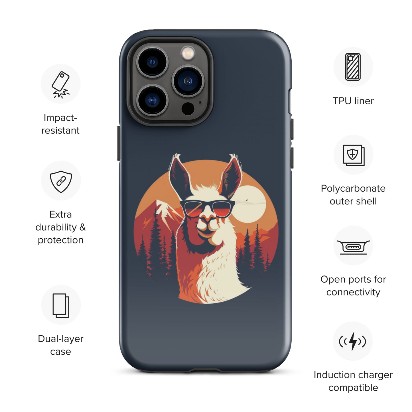 Llamazing Tough Case for iPhone®