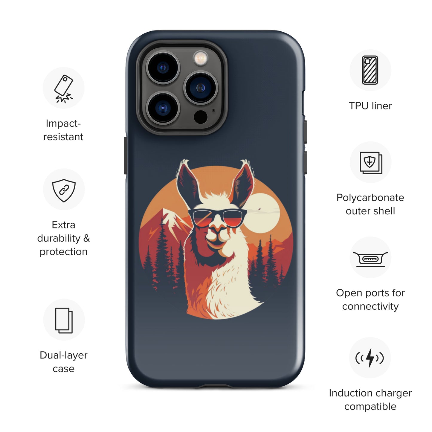 Llamazing Tough Case for iPhone®